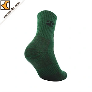 164003sk-Stripe Crew Merino Wool Sport Men&prime;s Socks