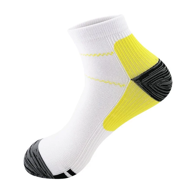 High Quality Men Women Foot Compression Heel Pain Soft Comfortable Short Sports Socks