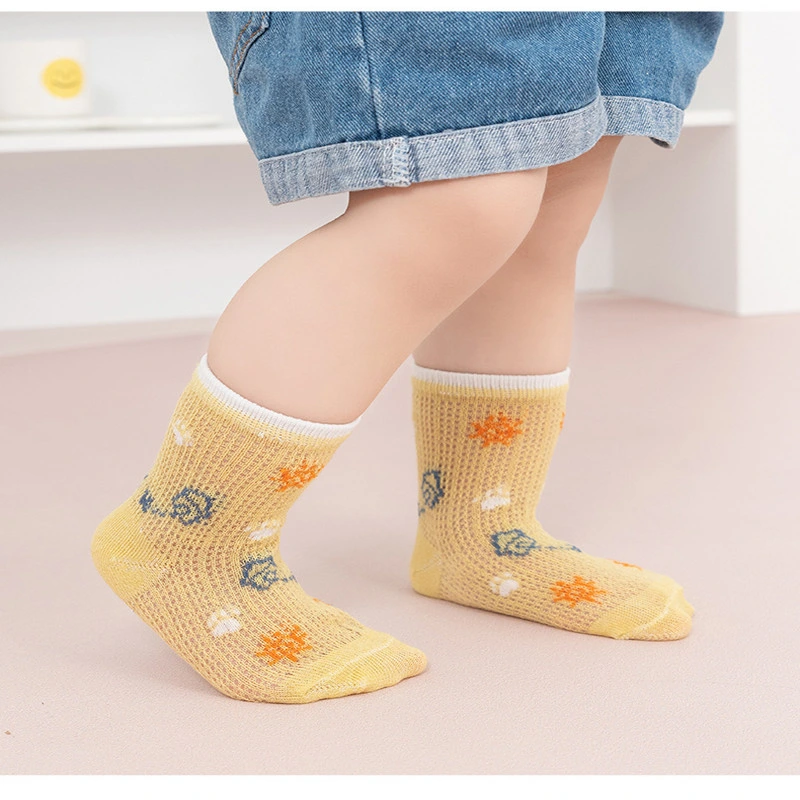 0-3 Year Old Children&prime;s Cotton Spring Summer Socks Boys Girls Baby Socks