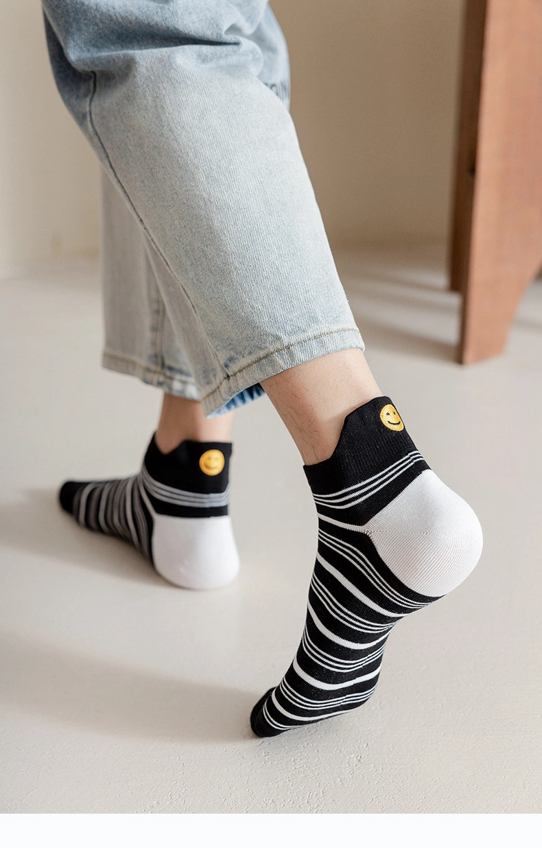 2023 New Design Cotton Men&prime; S Boat Socks Man Invisible Socks