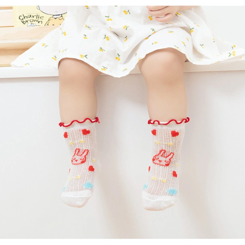 0-3 Year Old Children&prime;s Cotton Spring Summer Socks Boys Girls Baby Socks