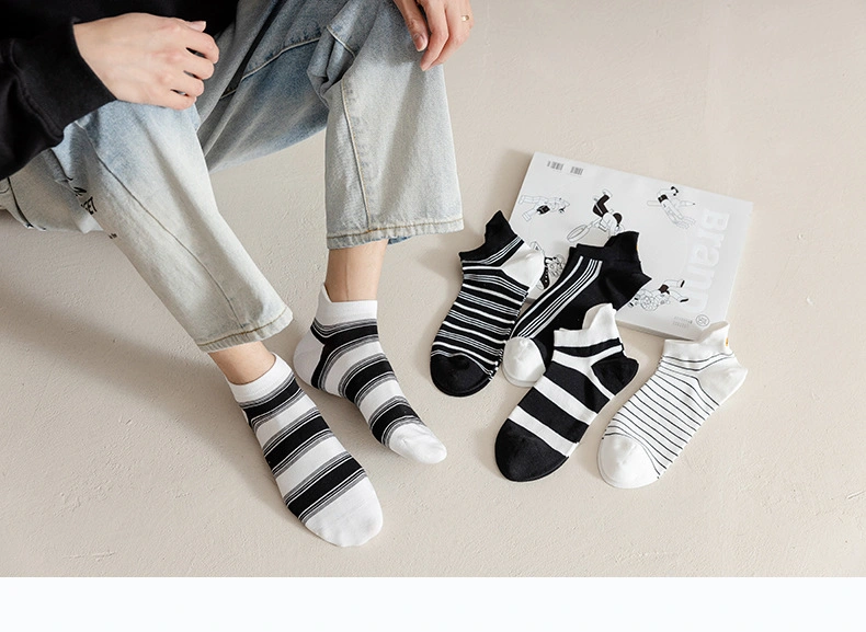 2023 New Design Cotton Men&prime; S Boat Socks Man Invisible Socks