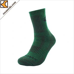 164003sk-Stripe Crew Merino Wool Sport Men&prime;s Socks