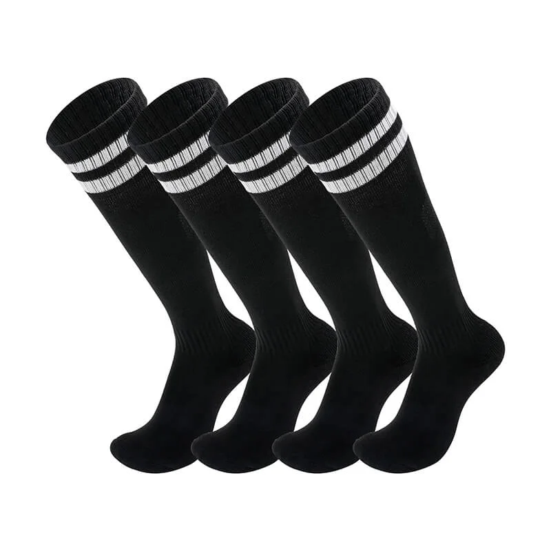 Custom Team Sports Antislip Grip Men Long Football Non Anti Slip Crew Knee High Breathable Soccer Socks