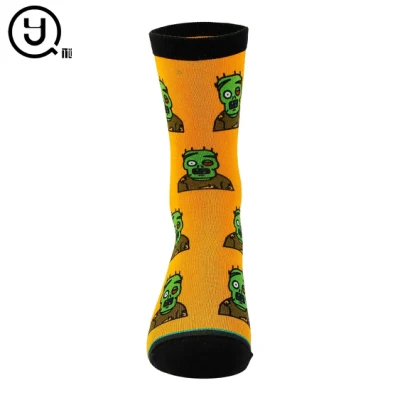 Custom Logo Professional Thick Terry Knee High Sport Halloween Compression Socks