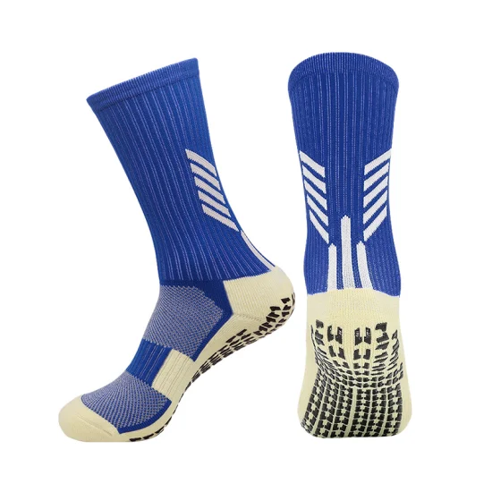 Unisex Men Kids Anti Slip Cotton Crew Sock Non Slip Compression Soccer Sport Football Basketball Sports Grip Socks