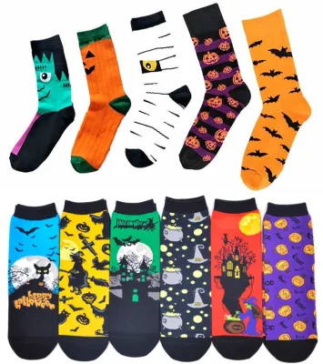 Eco-Firendly Factory Custom Design Cotton Funny Crew Colorful Dress Men Socks