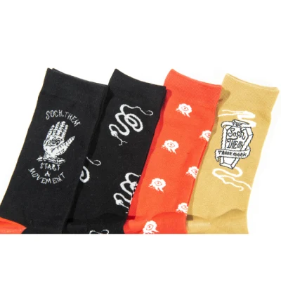 Custom Design Fashion Logo Men Women Running Sport Athletic Basketball Trainer Cotton Crew Socks