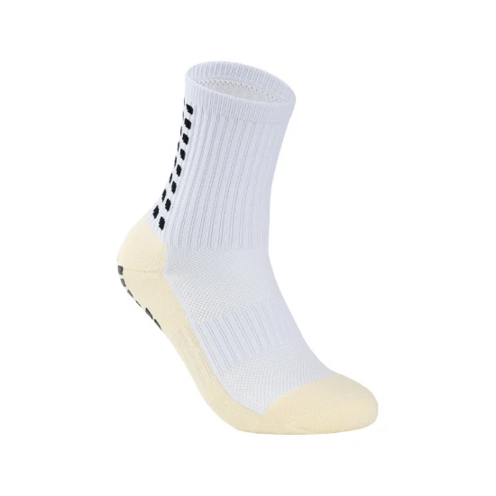 Wholesale Sport Unisex Men Women Football Non-Slip Grip Crew Cotton Socks