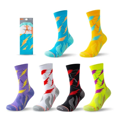 Wholesale Custom Athletic Fashion Casual Colorful Knee High Sport Socks